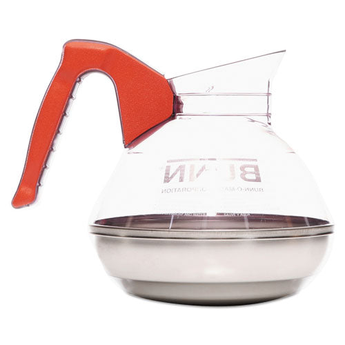 Image of BUNN® Easy Pour Decanter, 64 oz, Orange Handle
