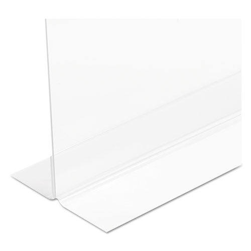 Image of deflecto® Classic Image Double-Sided Sign Holder, 11 x 8.5 Insert, Clear