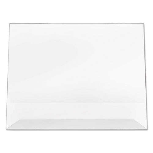 Image of deflecto® Classic Image Slanted Sign Holder, Landscaped, 11 x 8.5 Insert, Clear