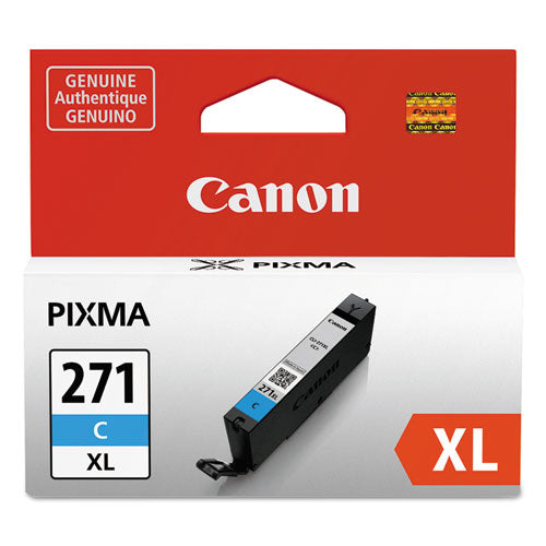 Image of Canon® 0337c001 (cli-271xl) High-Yield Ink, Cyan