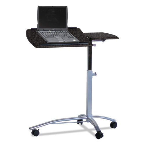 Image of Safco® Laptop Computer Caddy, 29.5" X 20" X 27" To 38", Anthracite