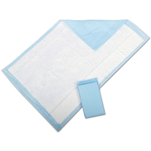 Image of Medline Protection Plus Disposable Underpads, 23" X 36", Blue, 25/bag