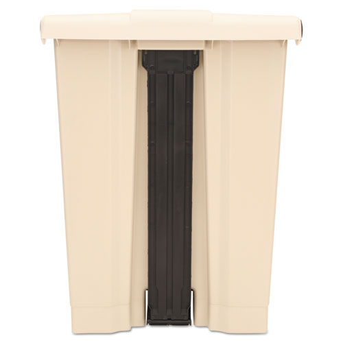 Image of Rubbermaid® Commercial Legacy Step-On Receptacle, 18 gal, Polyethylene, Beige
