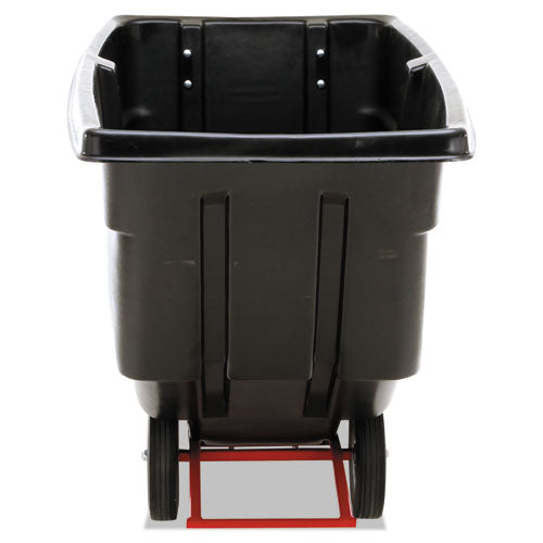 Image of Rubbermaid® Commercial 1 cu yd BRUTE Rotomolded Tilt Truck, 850 lb Capacity, Black