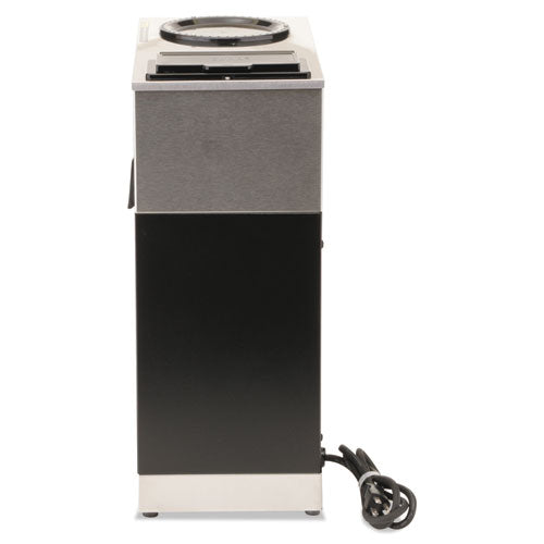 Image of BUNN® VPR Two Burner Pourover Coffee Brewer, 12-Cup, Stainless Steel, Black