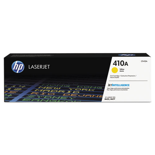 Image of HP HP 410a, (cf412a) Yellow Original Laserjet Toner Cartridge