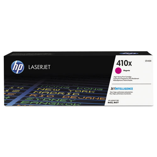 Image of HP HP 410x, (cf413x) High-Yield Magenta Original Laserjet Toner Cartridge