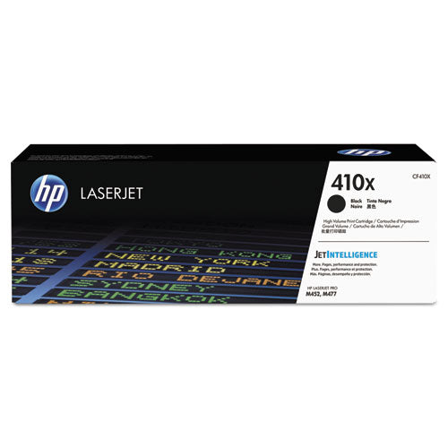 Image of HP HP 410x, (cf410x) High-Yield Black Original Laserjet Toner Cartridge