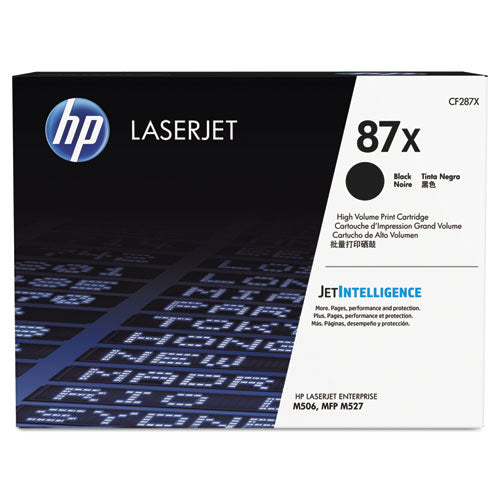 Image of HP HP 87x, (cf287x) High-Yield Black Original Laserjet Toner Cartridge