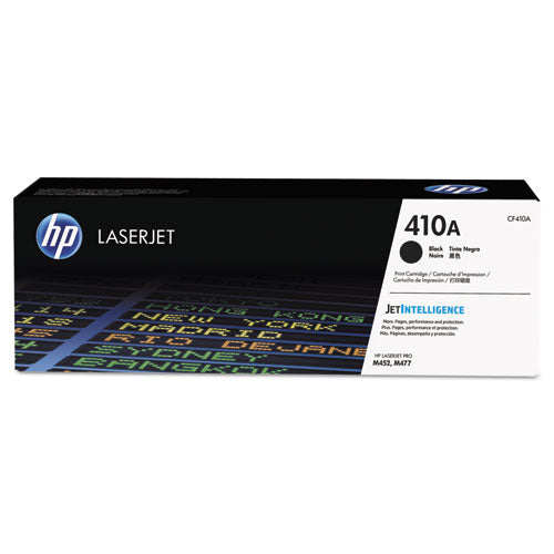Image of HP HP 410a, (cf410a) Black Original Laserjet Toner Cartridge