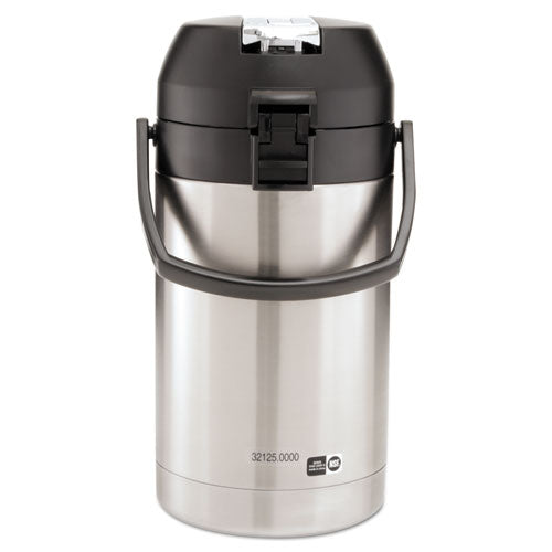 Image of BUNN® 2.5 Liter Lever Action Airpot, Stainless Steel/Black