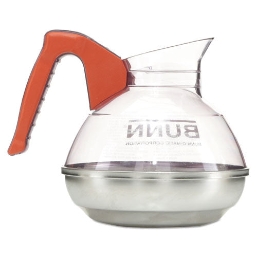 Image of BUNN® Easy Pour Decanter, 64 oz, Orange Handle