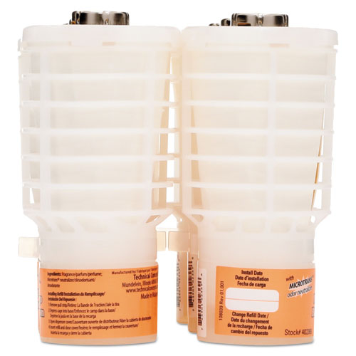 Image of Rubbermaid® Commercial Tcell Microtrans Odor Neutralizer Refill, Mango Blossom, 48 Ml, 6/carton