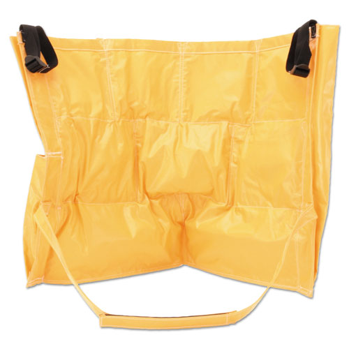 Image of Rubbermaid® Commercial Brute Caddy Bag, 12 Compartments, Yellow