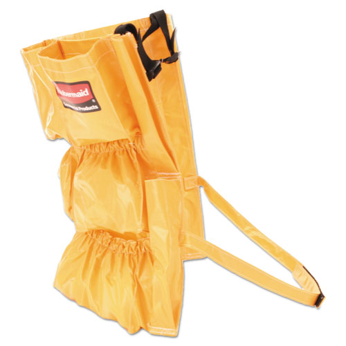 Image of Rubbermaid® Commercial Brute Caddy Bag, 12 Compartments, Yellow