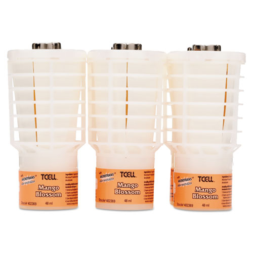 Image of Rubbermaid® Commercial Tcell Microtrans Odor Neutralizer Refill, Mango Blossom, 48 Ml, 6/carton