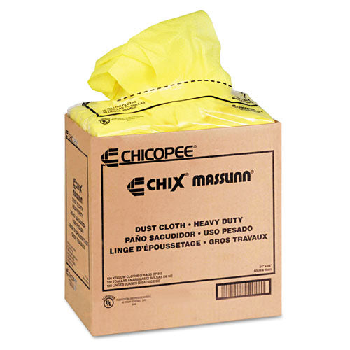Image of Chix® Masslinn Dust Cloths, 24 X 24, Yellow, 50/bag, 2 Bags/carton
