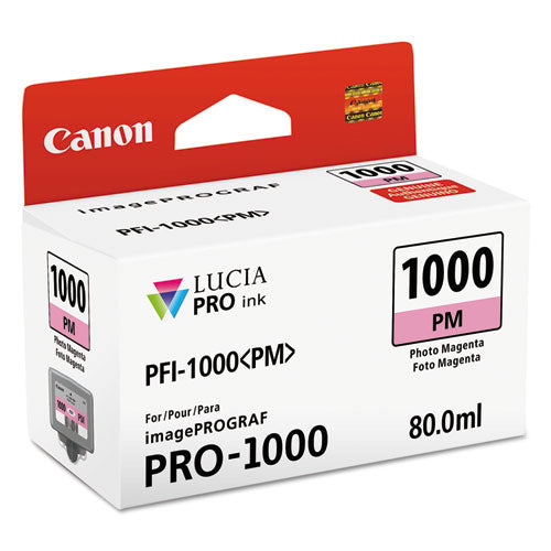 Image of Canon® 0551c002 (pfi-1000) Lucia Pro Ink, Photo Magenta
