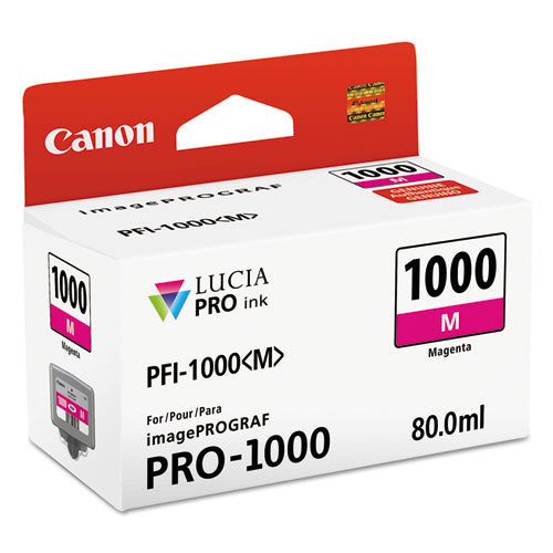 Image of Canon® 0548c002 (pfi-1000) Lucia Pro Ink, Magenta