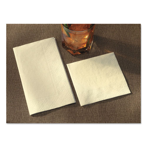 Image of Hoffmaster® Dinner Napkins, 2-Ply, 15 X 17, White, 1000/carton