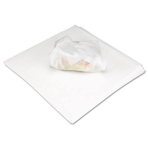 Image of Marcal® Deli Wrap Dry Waxed Paper Flat Sheets, 12 X 12, White, 1,000/pack, 5 Packs/carton