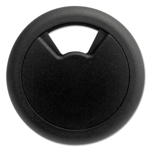 Image of Cord Away® Grommet, Adjustable, 2" Diameter, Black