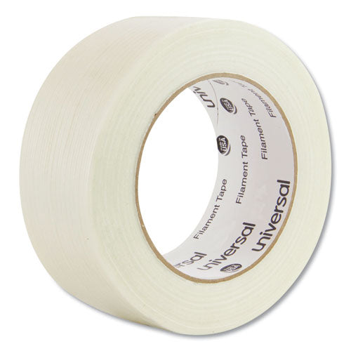 Image of Universal® 350# Premium Filament Tape, 3" Core, 48 Mm X 54.8 M, Clear