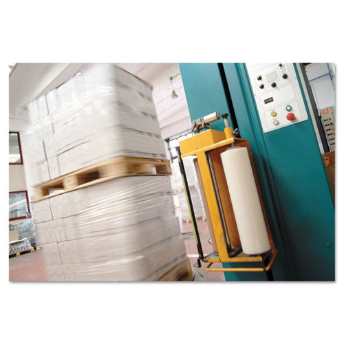 Image of Universal® Machine Stretch Film, 20" x 5,000 ft, 20.3 mic, (80-Gauge), Clear