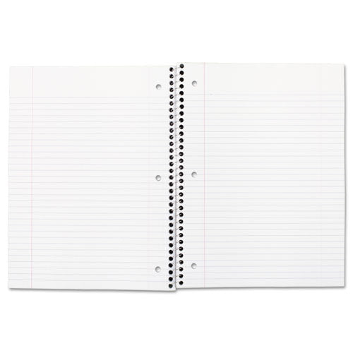 Image of Mead® Spiral Notebook, 1-Subject, Medium/College Rule, Randomly Assorted Cover Color, (70) 10.5 x 7.5 Sheets