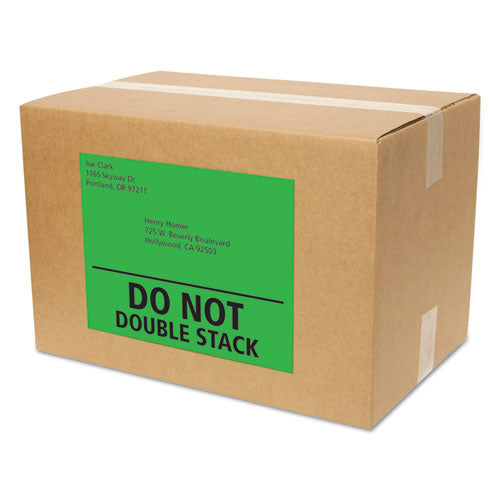 Image of Avery® High-Visibility Permanent Laser ID Labels, 8.5 x 11, Neon Green, 100/Box