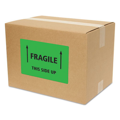 Image of Avery® High-Visibility Permanent Laser ID Labels, 5.5 x 8.5, Neon Green, 200/Box