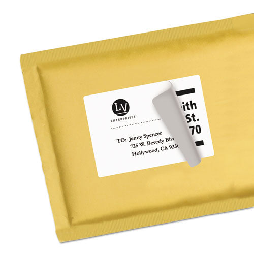 Image of Avery® Shipping Labels W/ Trueblock Technology, Laser Printers, 3.33 X 4, White, 6/sheet, 25 Sheets/pack