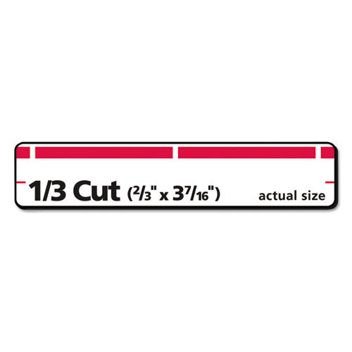 Image of Avery® Permanent Trueblock File Folder Labels With Sure Feed Technology, 0.66 X 3.44, White, 30/sheet, 50 Sheets/box
