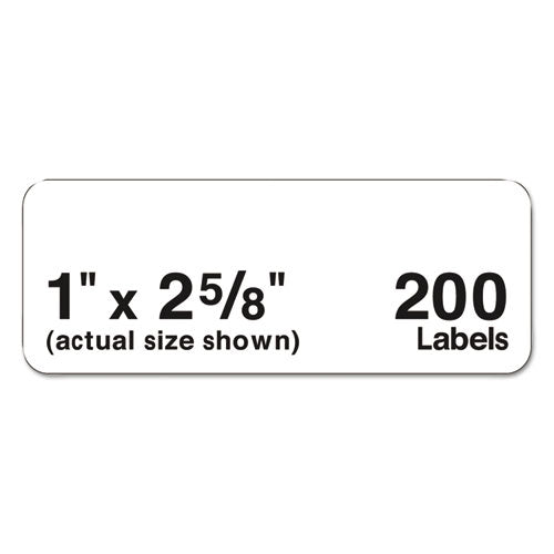Image of Avery® Mini-Sheets Mailing Labels, Inkjet/laser Printers, 1 X 2.63, White, 8/sheet, 25 Sheets/pack