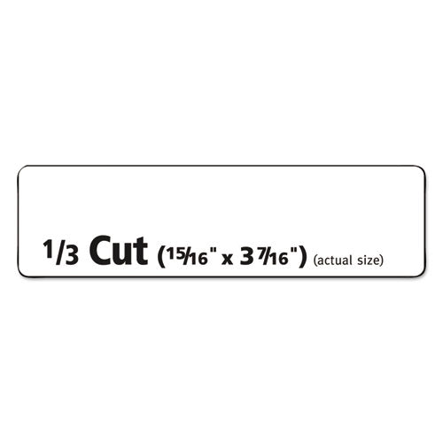 Image of Avery® Removable File Folder Labels With Sure Feed Technology, 0.94 X 3.44, White, 18/sheet, 25 Sheets/pack