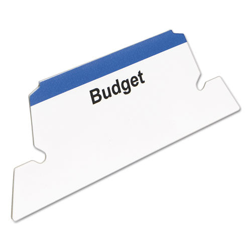 Image of Avery® Laser Printable Hanging File Tabs, 1/5-Cut, White, 2.06" Wide, 90/Pack