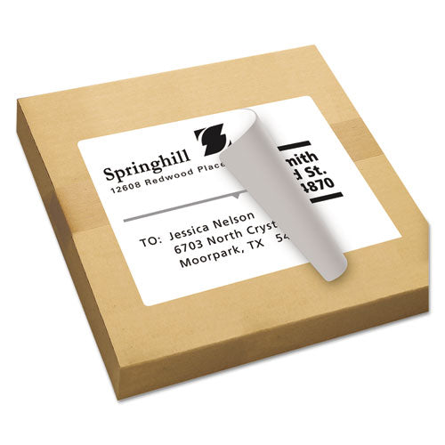 Image of Avery® Shipping Labels With Trueblock Technology, Inkjet Printers, 8.5 X 11, White, 100/box