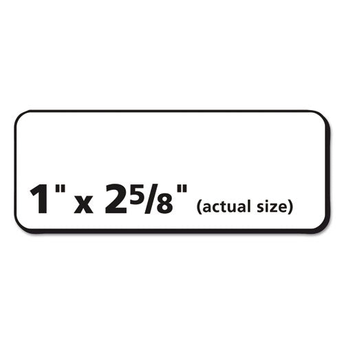 Image of Avery® Matte Clear Easy Peel Mailing Labels W/ Sure Feed Technology, Laser Printers, 1 X 2.63, Clear, 30/sheet, 25 Sheets/box