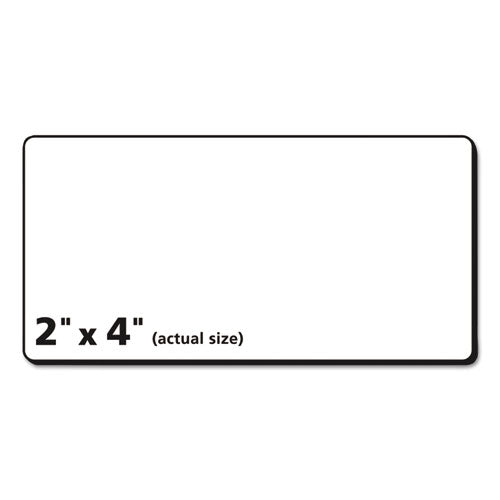 Image of Avery® Matte Clear Easy Peel Mailing Labels W/ Sure Feed Technology, Laser Printers, 2 X 4, Clear, 10/sheet, 50 Sheets/box