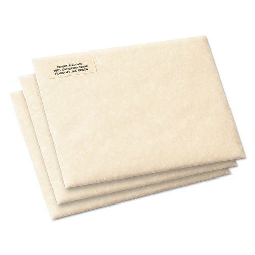Image of Avery® Matte Clear Easy Peel Mailing Labels W/ Sure Feed Technology, Laser Printers, 0.5 X 1.75, Clear, 80/sheet, 25 Sheets/box