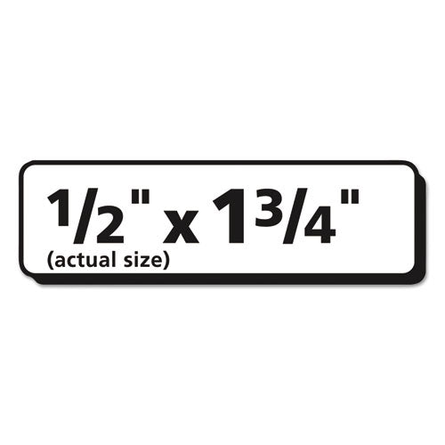 Image of Avery® Matte Clear Easy Peel Mailing Labels W/ Sure Feed Technology, Laser Printers, 0.5 X 1.75, Clear, 80/sheet, 10 Sheets/pack