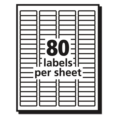 Image of Avery® Matte Clear Shipping Labels, Inkjet Printers, 8.5 X 11, Clear, 25/pack