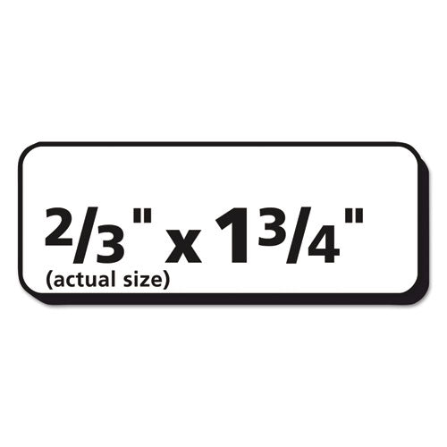 Image of Avery® Matte Clear Easy Peel Mailing Labels W/ Sure Feed Technology, Laser Printers, 0.66 X 1.75, Clear, 60/sheet, 10 Sheets/pack