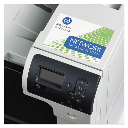 Image of Avery® Removable Print-to-the-Edge White Labels w/ Sure Feed, 3.5 x 4.75, 32/Pack