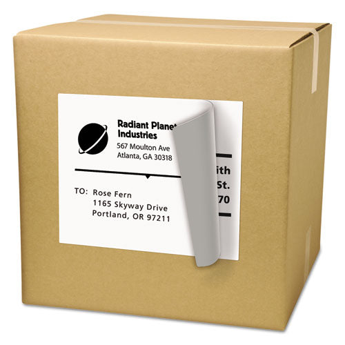 Image of Avery® Shipping Labels With Trueblock Technology, Laser Printers, 8.5 X 11, White, 25/pack