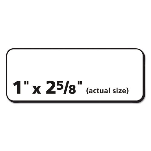Image of Avery® Matte Clear Easy Peel Mailing Labels W/ Sure Feed Technology, Laser Printers, 1 X 2.63, Clear, 30/sheet, 50 Sheets/box