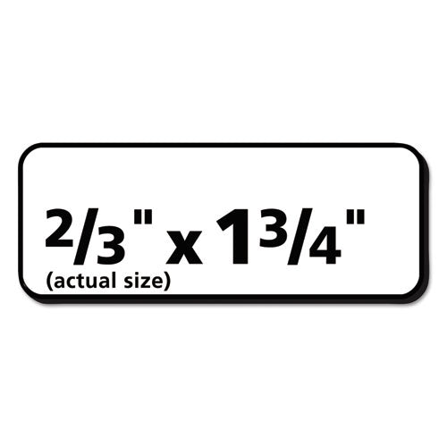 Image of Avery® White Address Labels W/ Sure Feed Technology For Laser Printers, Laser Printers, 0.5 X 1.75, White, 80/sheet, 250 Sheets/box