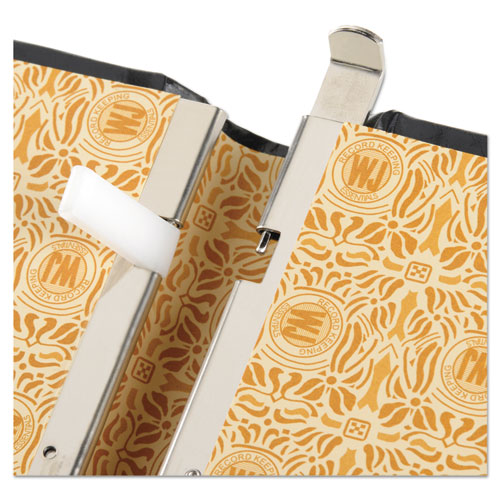 Image of Wilson Jones® Looseleaf Corporation Minute Book, 1-Subject, Unruled, Black/Gold Cover, (250) 11 x 8.5 Sheets