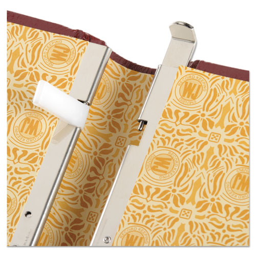 Image of Wilson Jones® Looseleaf Corporation Minute Book, 1-Subject, Unruled, Red/Gold Cover, (250) 11 x 8.5 Sheets