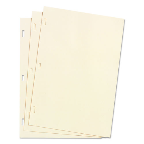 Image of Wilson Jones® Looseleaf Minute Book Ledger Sheets, 14 X 8.5, Ivory, Loose Sheet 100/box